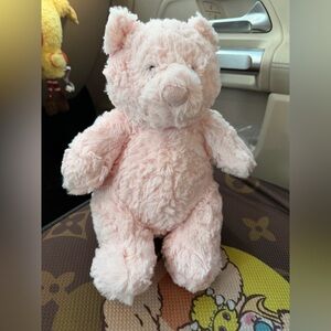 NWT Jellycat medium Leola Bear baby soft Pink Plush stuff animal